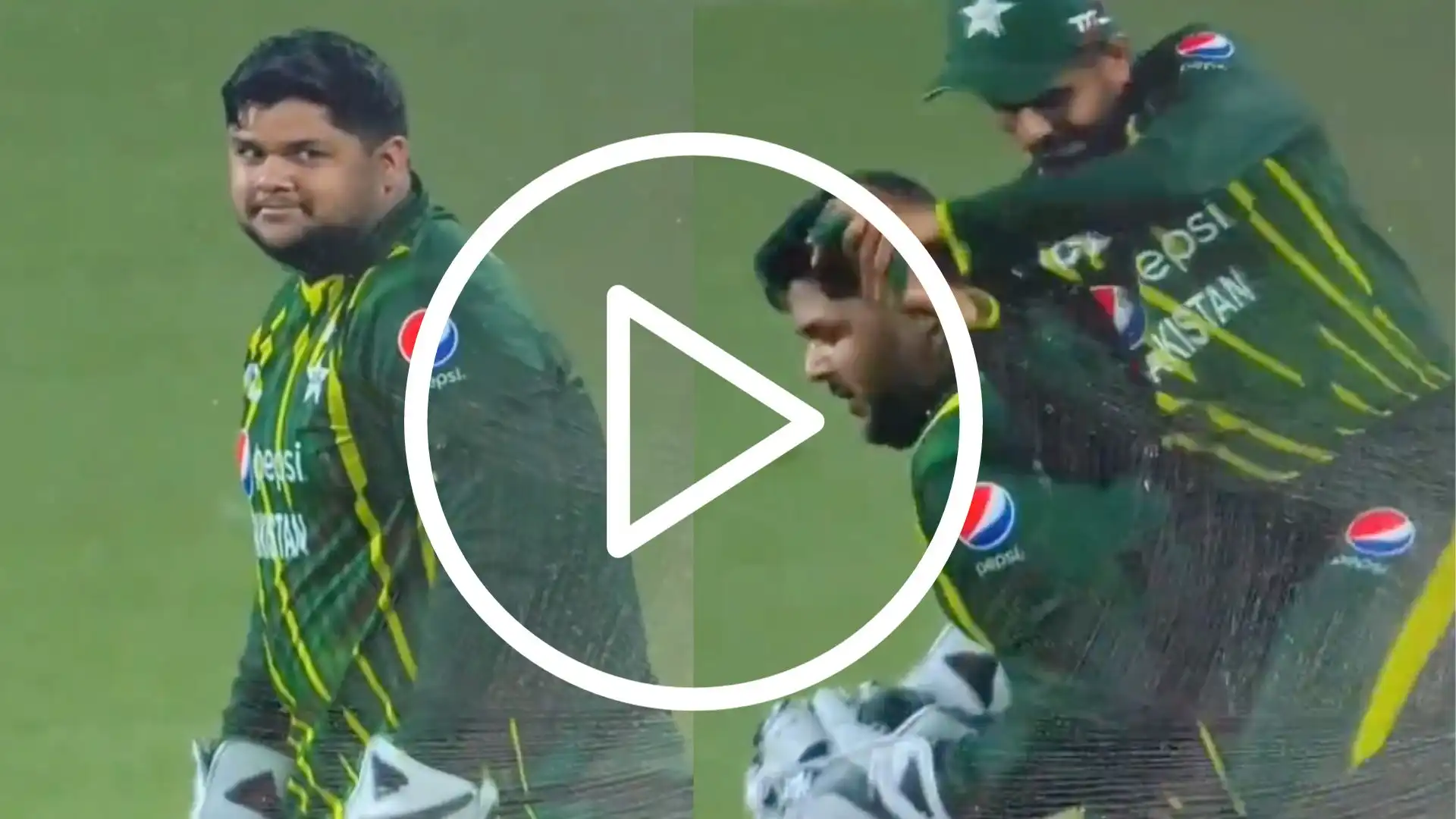 [Watch] Babar Azam Gives ‘Back Bump’ To Azam Khan For His Outrageous Grab
